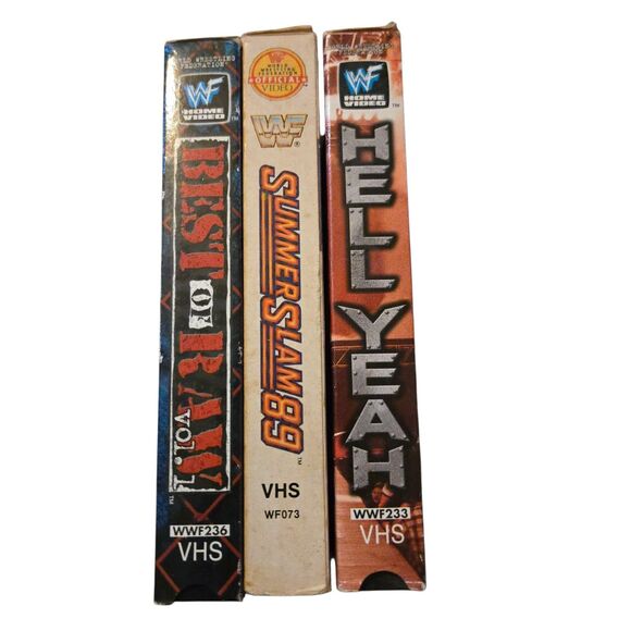 World Wrestling Federation (Lot Of 3) VHS Videos  Summer Slam.89, Steve Austin - Picture 3 of 6